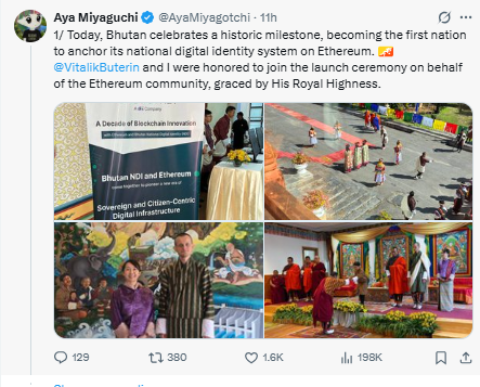 Bhutan Integrated Digital ID With Ethereum 