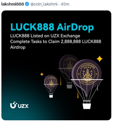 Diwali Offer, LUCK888 Airdrop पाने का बेहतरीन मौका