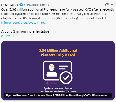 Pi Network KYC में हुआ बड़ा अपग्रेड, बढ़ेगी माइनिंग स्पीड