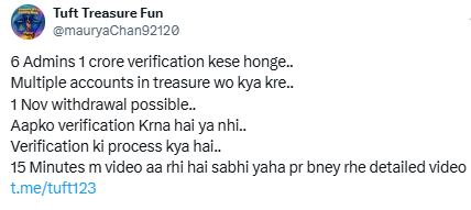 Treasure NFT Account Verification शुरू, क्या आपका भी नाम है शामिल