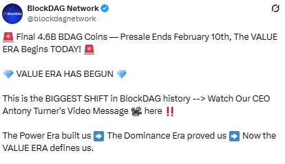 BlockDAG Presale End Date का खुलासा, अब कब खत्म होगी प्रीसेल