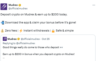 Mudrex Deposit Offer, अब करें क्रिप्टो डिपॉज़िट और पाएं शानदार बोनस