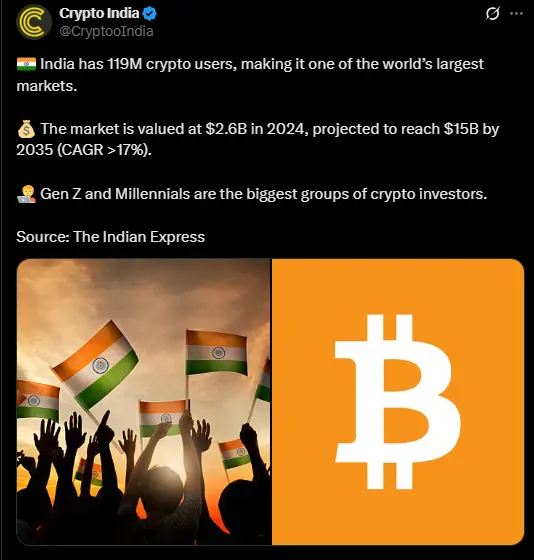 Indian Crypto Market, भारत बना बड़ा खिलाड़ी, जानिए पूरी डिटेल्स