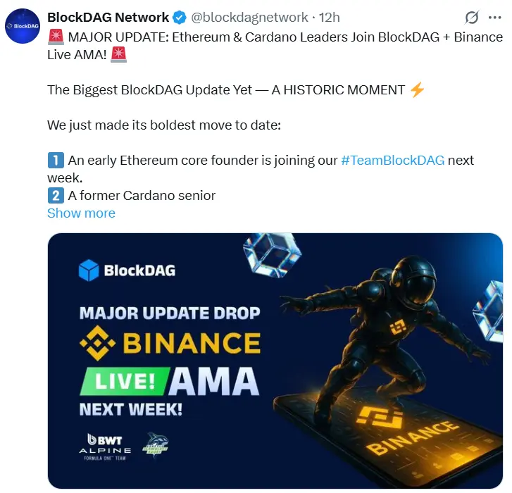 BlockDAG Team Made big announcement 