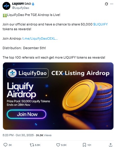 Best Crypto Airdrops November 2025