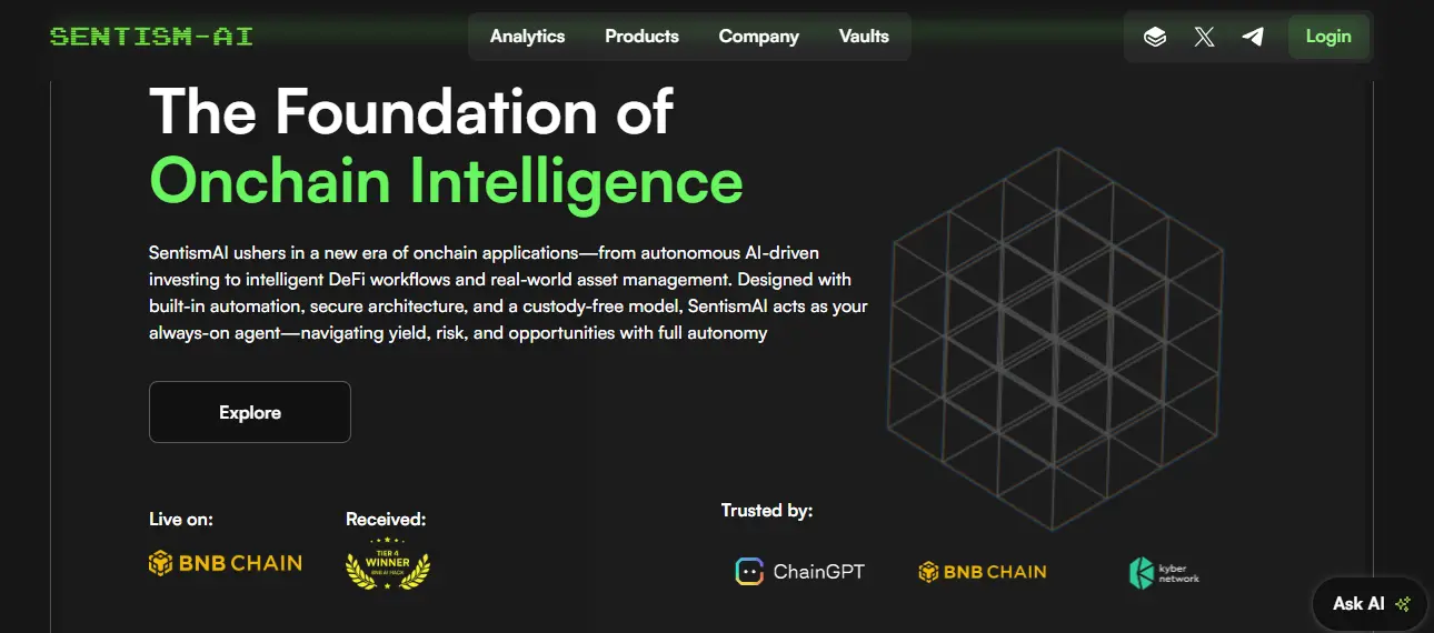 SentismAI Token Airdrop और Listing, जानिए Launch Price और फीचर्स