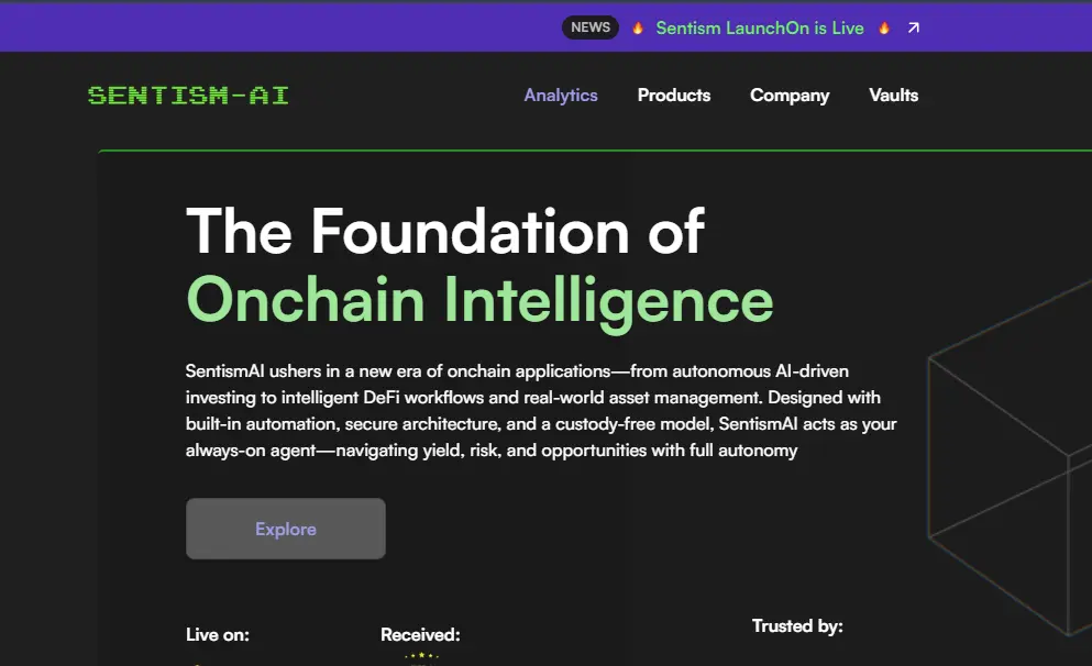 SentismAI Token Airdrop और Listing, जानिए Launch Price और फीचर्स