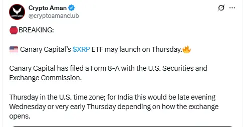 XRP ETF Launch in Last Stage 