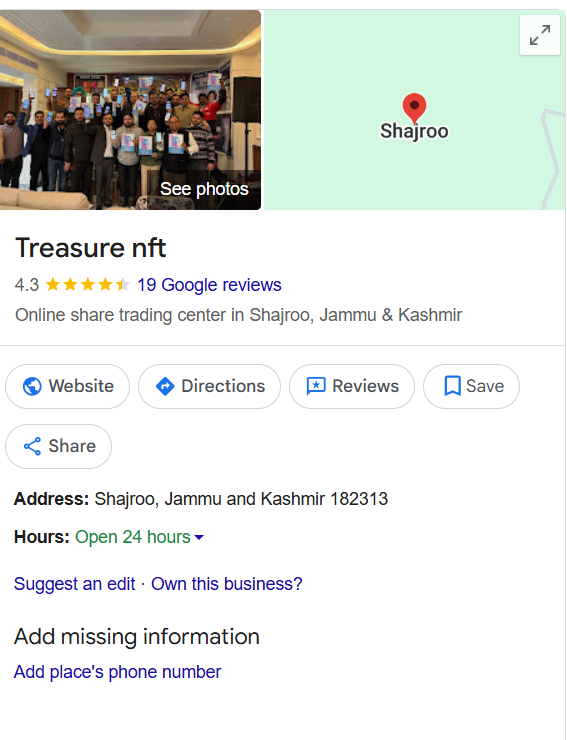 Treasure NFT Kashmir Connection