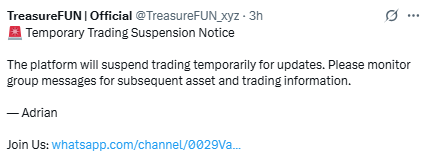 TreasureNFT ने अचानक Trading रोकी, क्या कुछ बड़ा छुपाया जा रहा है