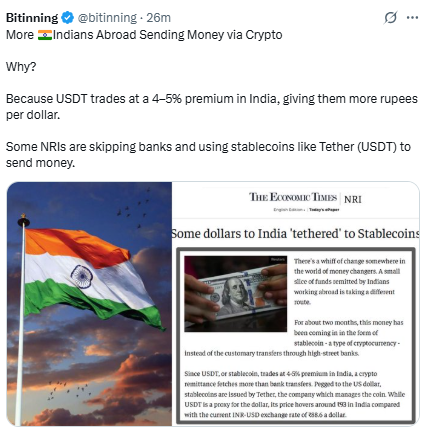 NRIs Crypto Remittance से सेकंडों में कर रहे पैसे ट्रांसफर