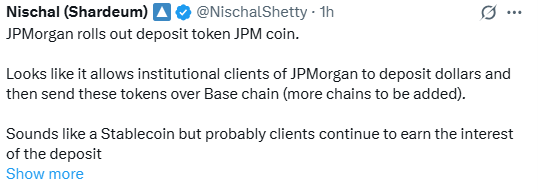 JPMorgan ने किया JPM Coin लॉन्च, भारत के लिए भी उम्मीद की किरण